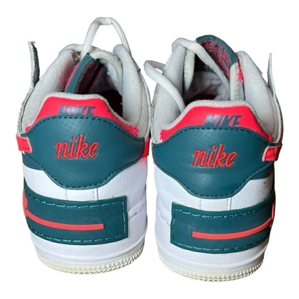 Nike Womens Air Force 1 Shadow White Sneakers